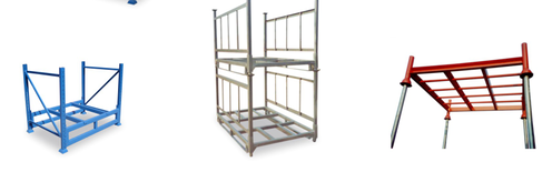 Scaffale portatile pieghevole in metallo