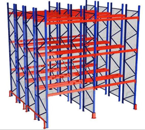 Scaffali per magazzini industriali per carichi pesanti