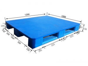 Pallet di plastica di tipo piatto da magazzino